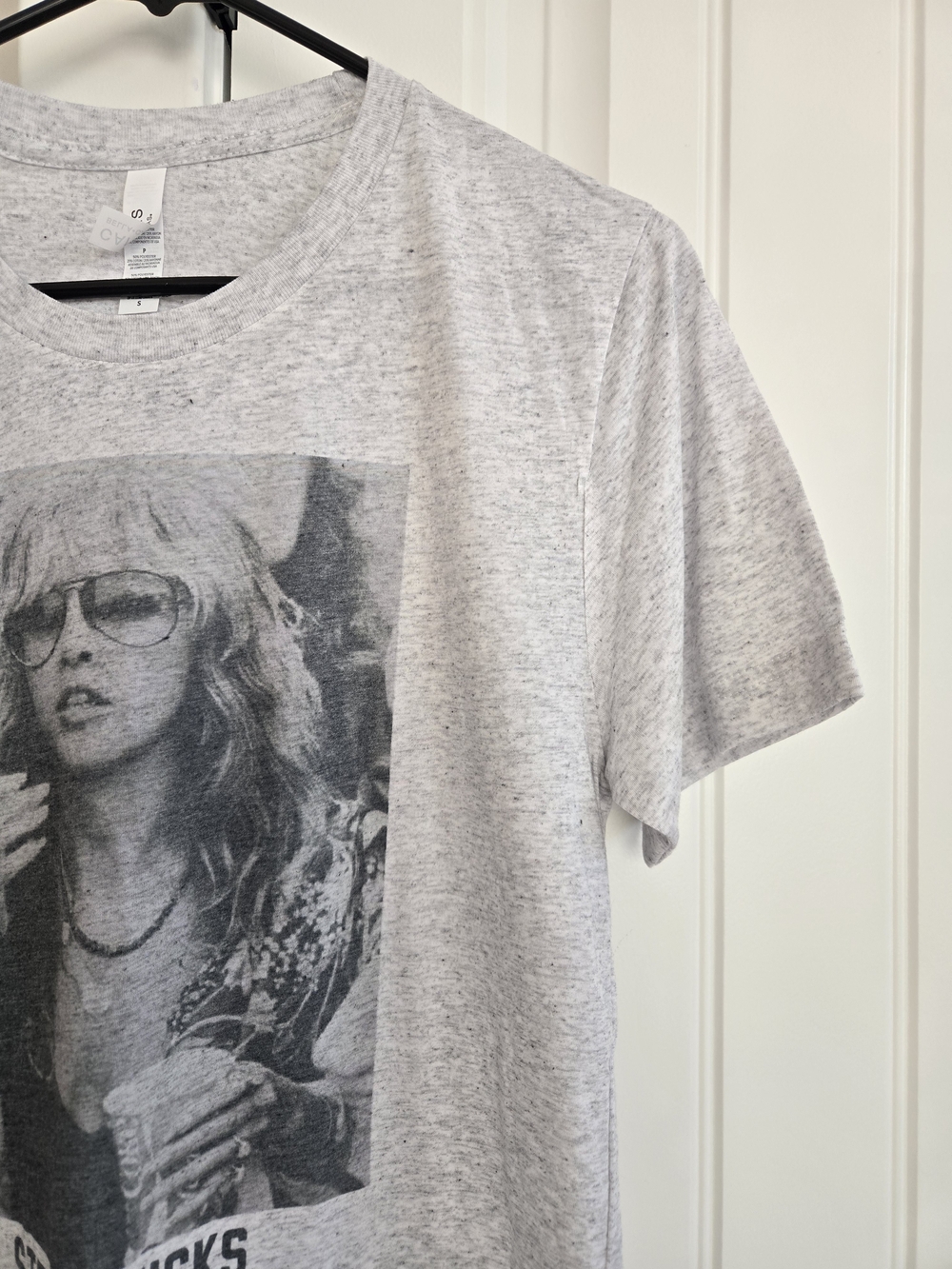 Bella Canvas Light Gray Stevie Graphic Short Sleeve Tee - Picture 4 of 6